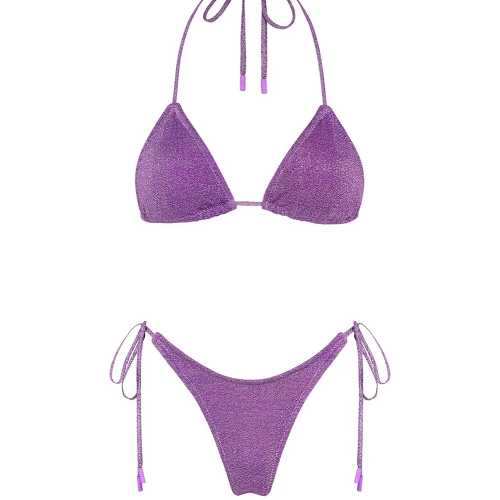 NEW WITH TAGS Triangl swimwear VINCA - VIOLET SPARKLE bikini